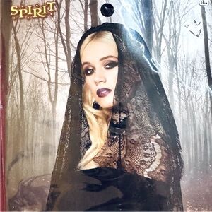 Spirit Halloween Lace Costume Veil